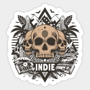 indie Vibes Only Sticker